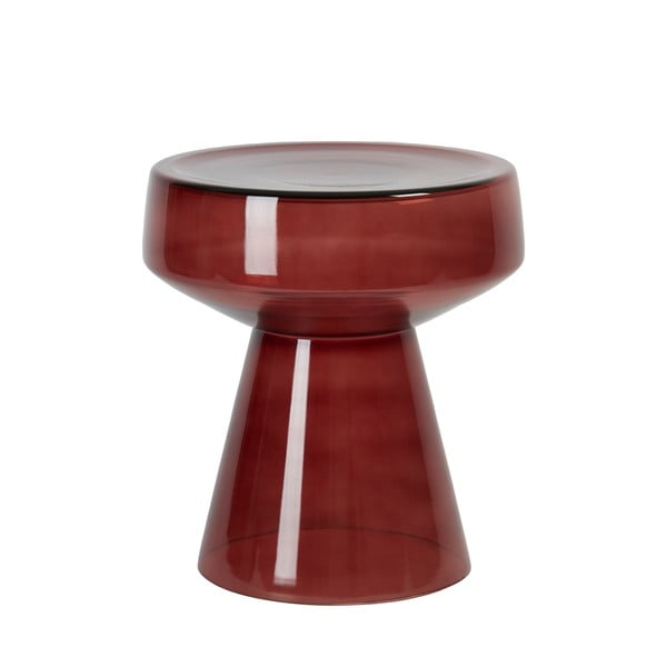 Sklenený okrúhly odkladací stolík ø 37 cm Dakwa – Light & Living