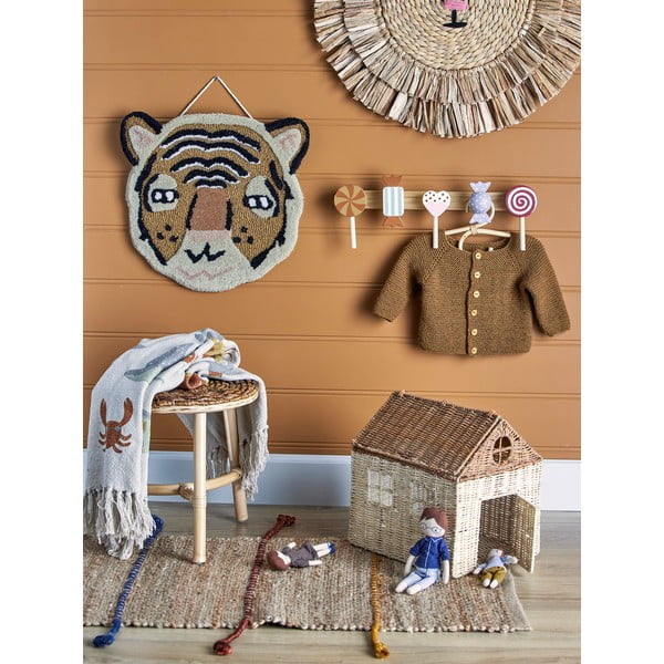 Nástenný detský vešiak z borovicového dreva Rudy - Bloomingville Mini-image-1