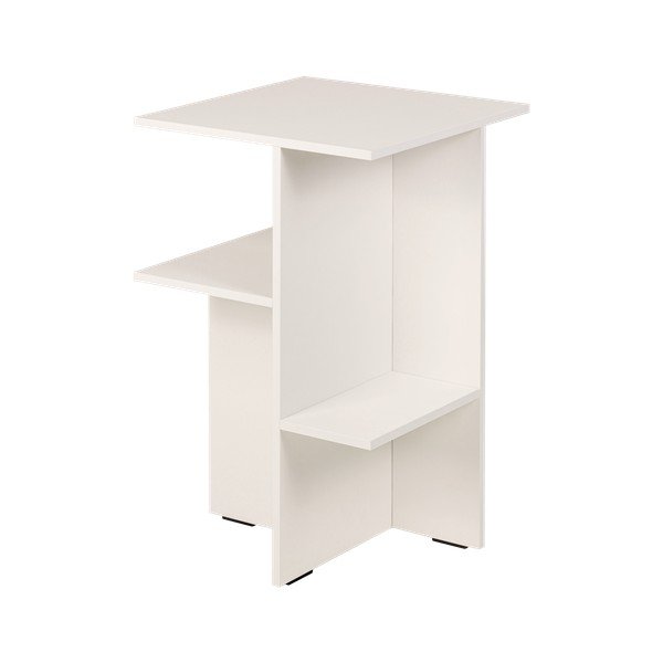 Sivobéžový nočný stolík s poličkami Atik – noo.ma