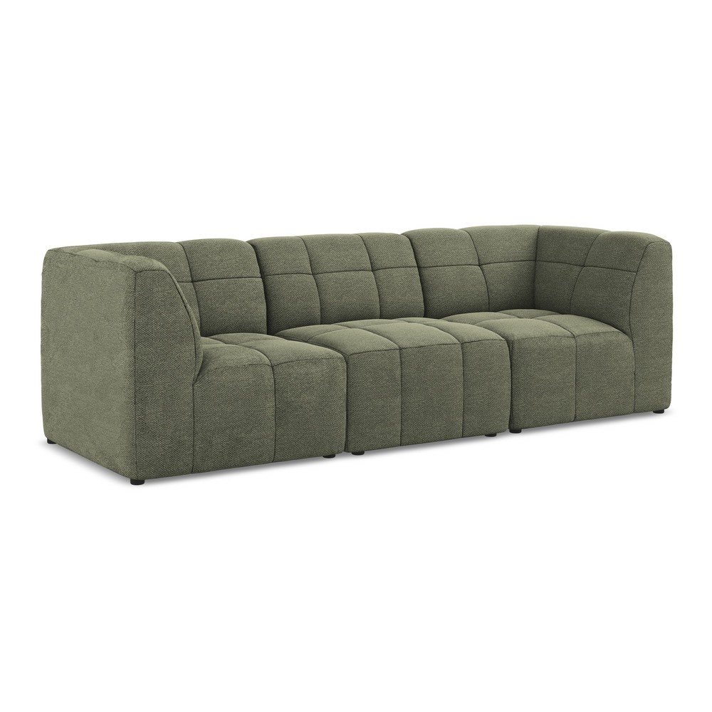 Zelená pohovka z textílie buklé 255 cm Aloha – Makamii