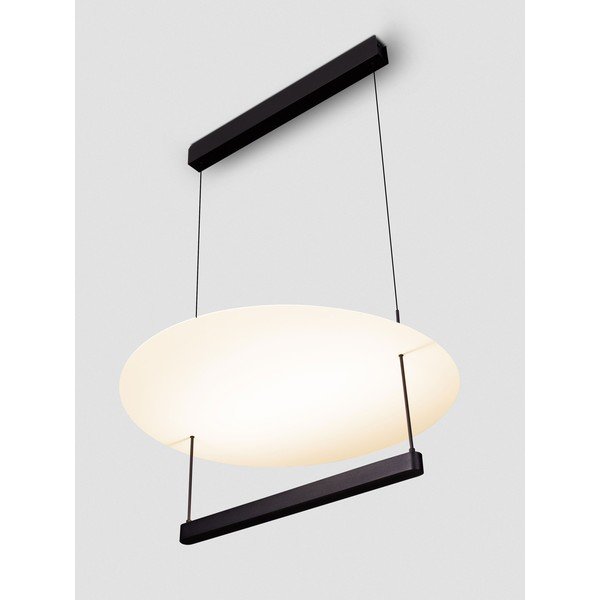Biele/matne čierne hliníkové LED závesné svietidlo so stmievačom ø 60 cm Diona – Nova Luce-image-2