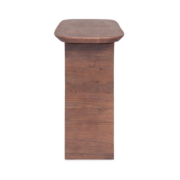 Konzolový stolík z mangového dreva v tmavo prírodnej farbe 40x137 cm Dalton – Bizzotto-image-3