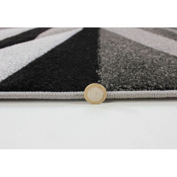 Čierno-sivý koberec Flair Rugs Shatter Black Grey, 160 × 230 cm-image-3