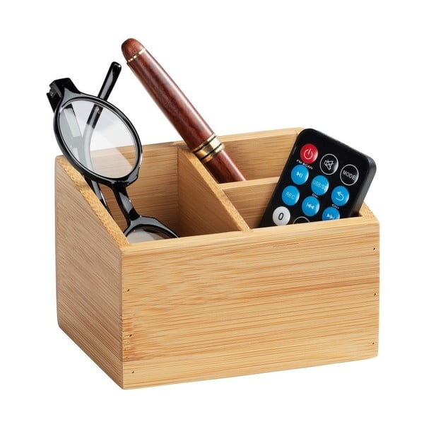 Bambusový kúpeľňový organizér s 3 priehradkami Wenko Terra-image-1