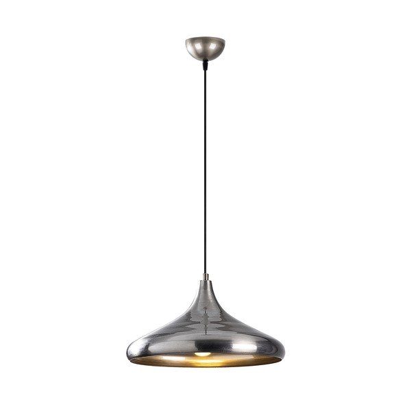 Závesné svietidlo v striebornej farbe s kovovým tienidlom ø 35 cm Nile – Opviq lights-image-2