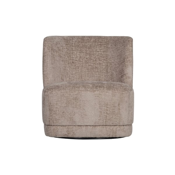 Svetlohnedé zamatové kreslo Atty – WOOOD-image-2