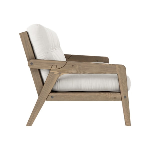 Biela rozkladacia pohovka 204 cm Grab - Karup Design-image-4