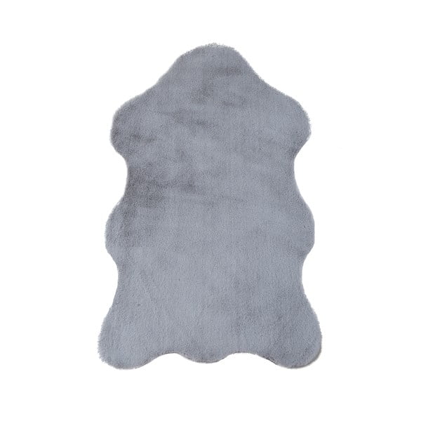 Svetlosivá syntetická kožušina 60x90 cm Caty – Ayyildiz Carpets