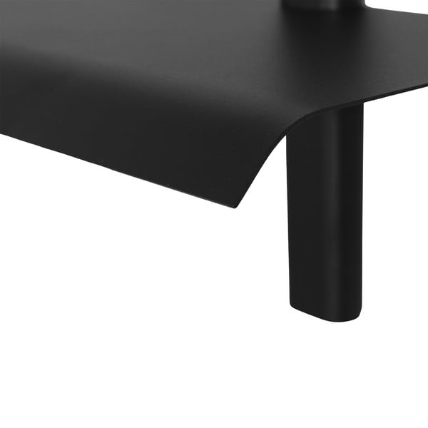 Čierna poschodová kovová polica 60 cm Hola – Spinder Design-image-4