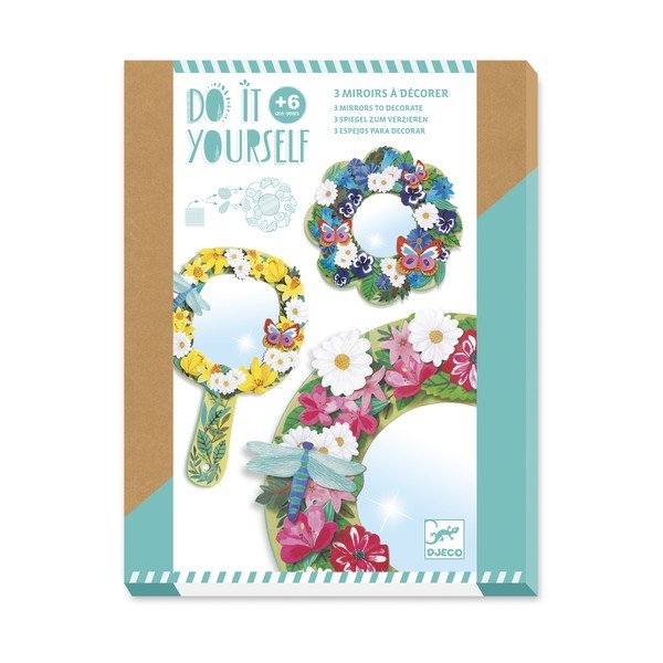 Set na výrobu 3 dekoratívnych zrkadiel Djeco Fairy-image-3