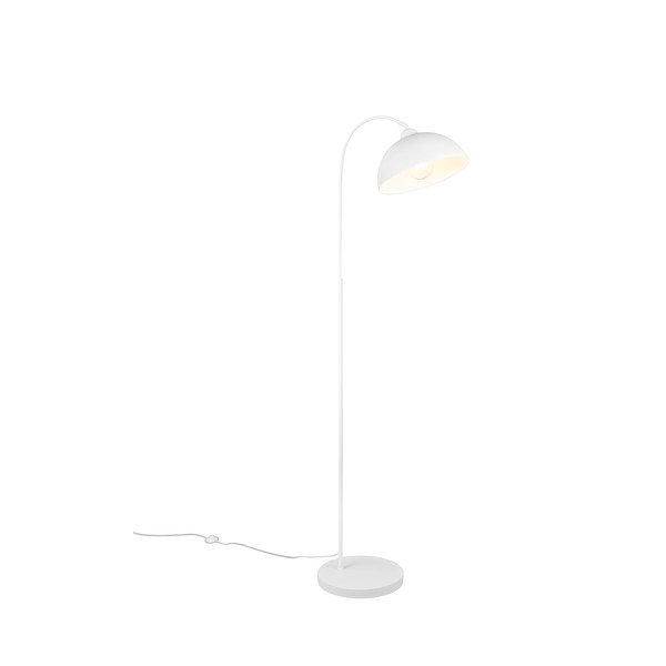 Biela stojacia lampa s kovovým tienidlom (výška 170 cm) Sierra – Reality-image-2