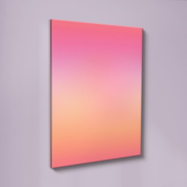 Tlačený obraz na plátne 70x100 cm Pink Aura – Styler-image-4