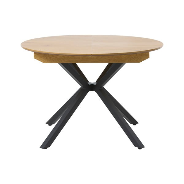 Okrúhly rozkladací jedálenský stôl s prídavnou doskou ø 120 cm Cesura – Unique Furniture