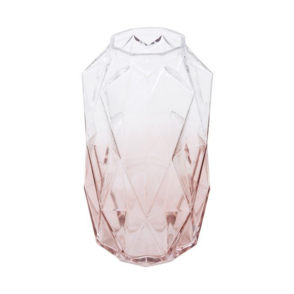 Ružová sklenená váza (výška  28 cm) Brice – Premier Housewares-image-3