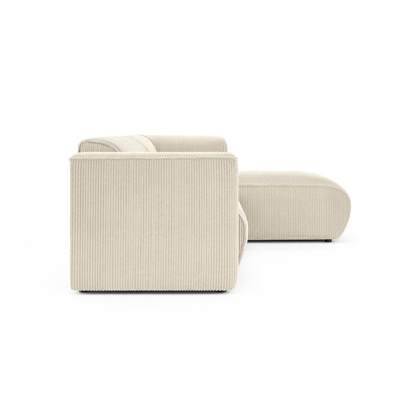 Béžová menčestrová rohová pohovka (pravý roh/s leňoškou) Merid  – Ropez-image-3