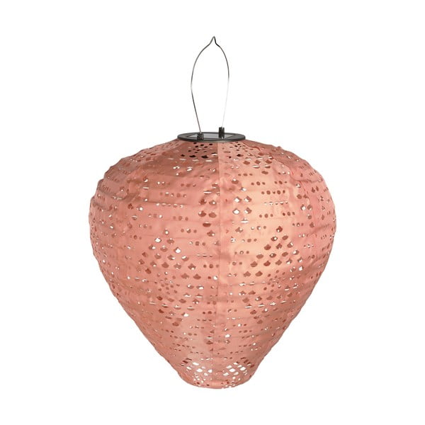 Ružový vonkajší solárny LED lampáš (výška 30 cm) Greatham – House Nordic