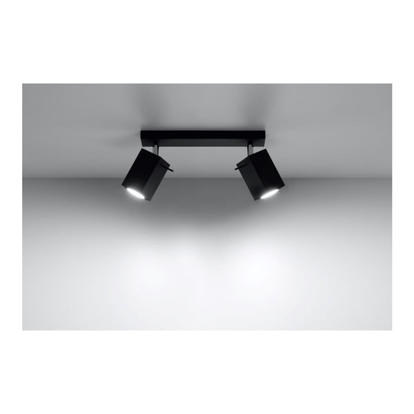 Čierne stropné svietidlo Sollux Toscana-image-2