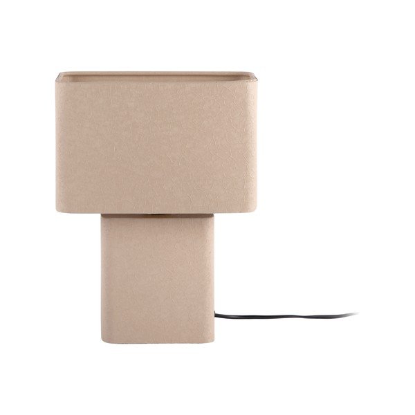Béžová kovová stolová lampa (výška  33 cm) Boaz Recto – Leitmotiv-image-3