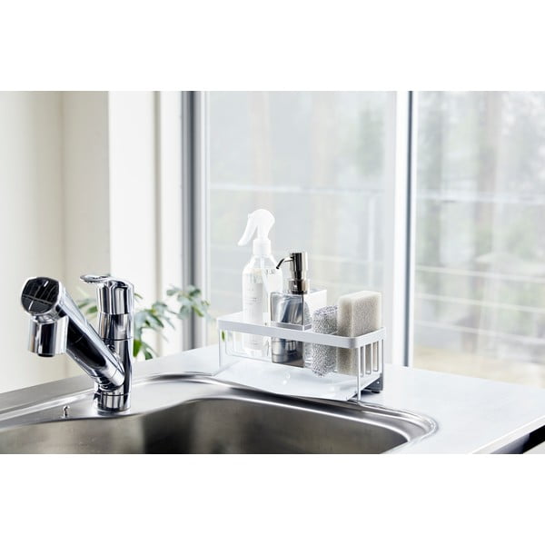 Biely kovový stojan k drezu Yamazaki Tower-image-4