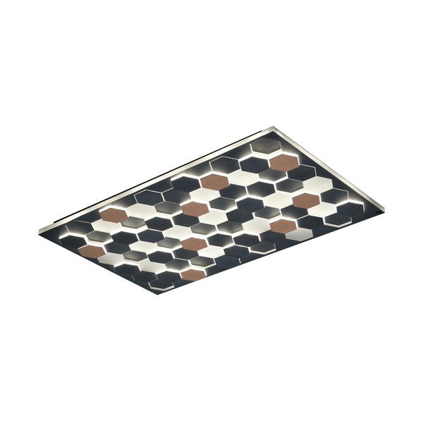 Čierne LED stropné svietidlo s hlasovým ovládaním/s ovládaním pomocou mobilnej aplikácie s kovovým tienidlom 70x115 cm Cifavo – CINQUE-image-4