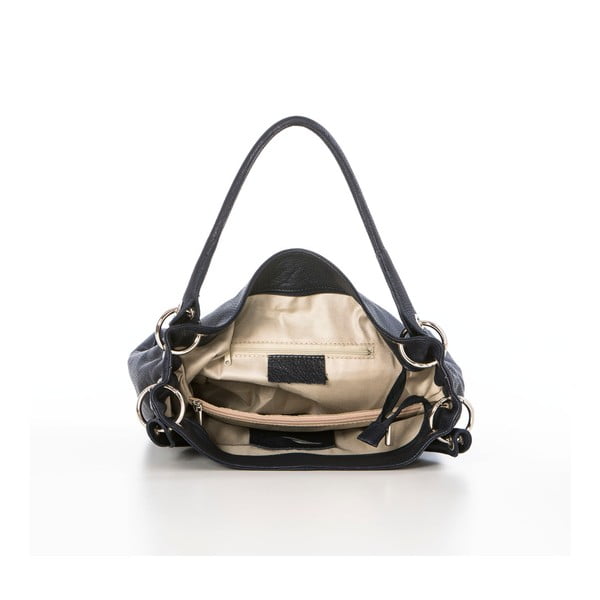 Kožená kabelka Dellio Navy-image-2