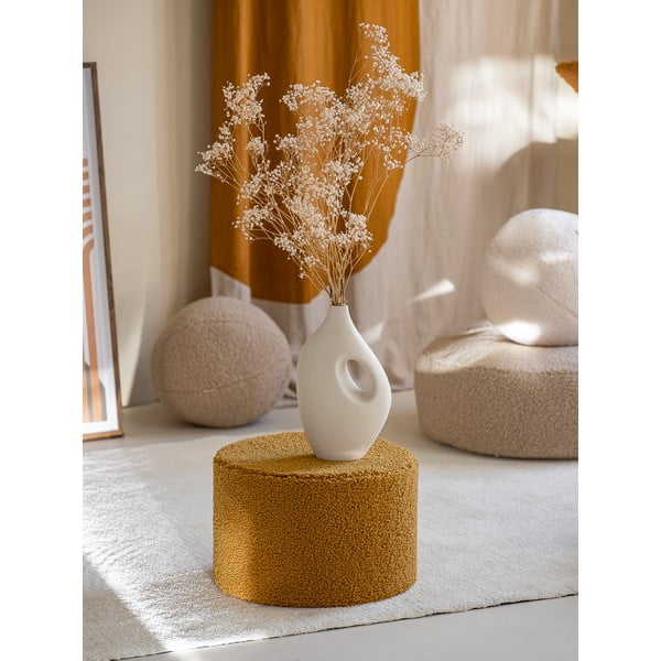 Hnedý detský puf z textílie buklé – Wigiwama-image-3