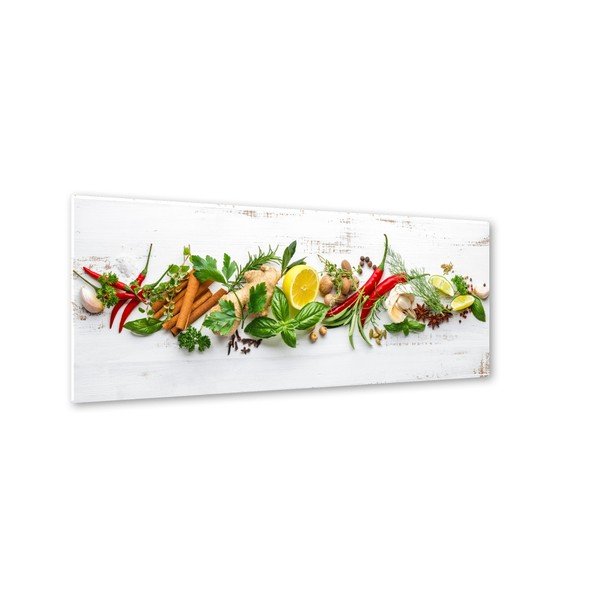 Obraz Styler Glasspik Shabby Herbs, 30 × 80 cm-image-1
