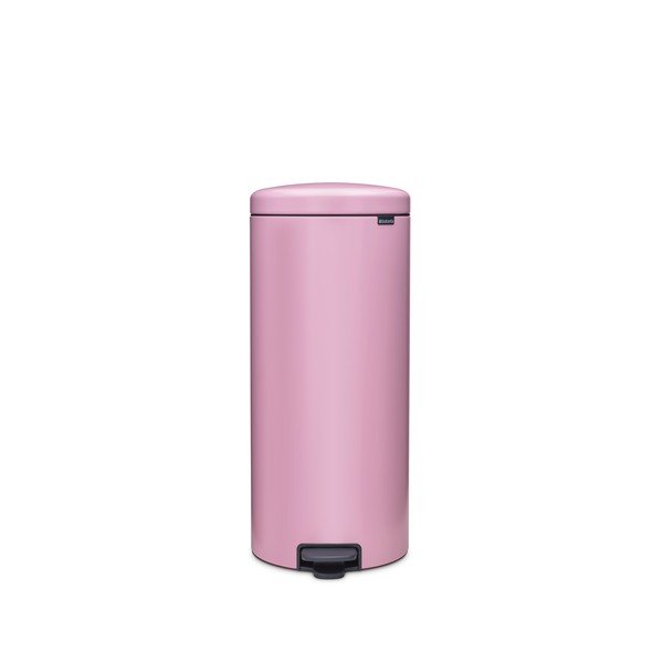 Ružový pedálový oceľový odpadkový kôš 30 l NewIcon – Brabantia