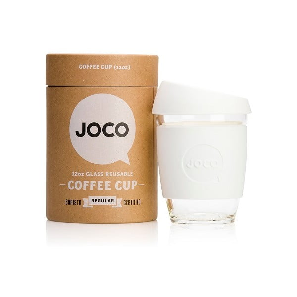 Eko hrnček na kávu Joco Cup 340 ml, biely