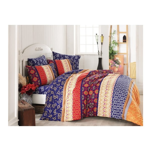 Set bavlnenej posteľnej obliečky Colourful, 160 x 220 cm