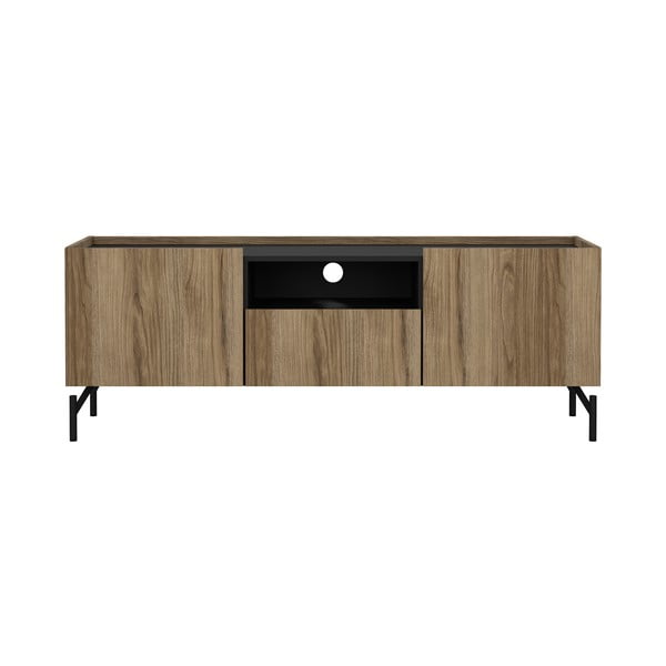 Hnedý TV stolík v dekore duba 147x54x41 cm Bergen – Tvilum