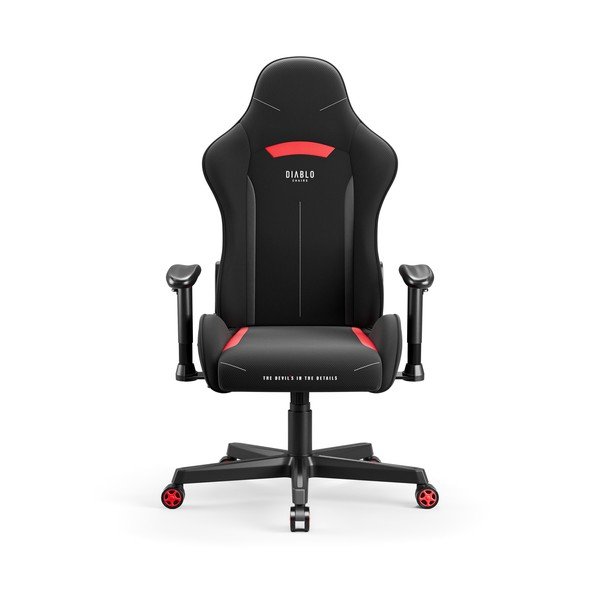 Čierna herná stolička X-Starter – Diablo Chairs-image-2