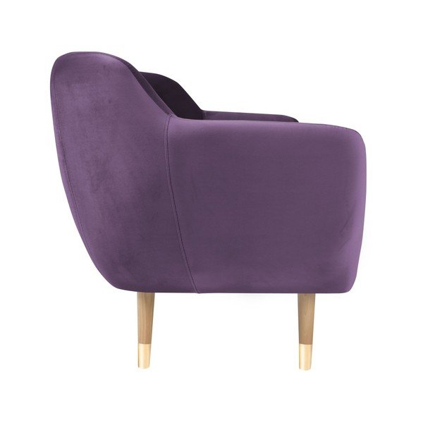 Fialové kreslo Mazzini Sofas Amelie-image-2