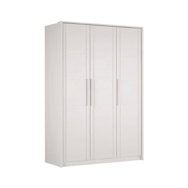 Biela šatníková skriňa z bukového dreva 154x220 cm Timo – Olivia Living