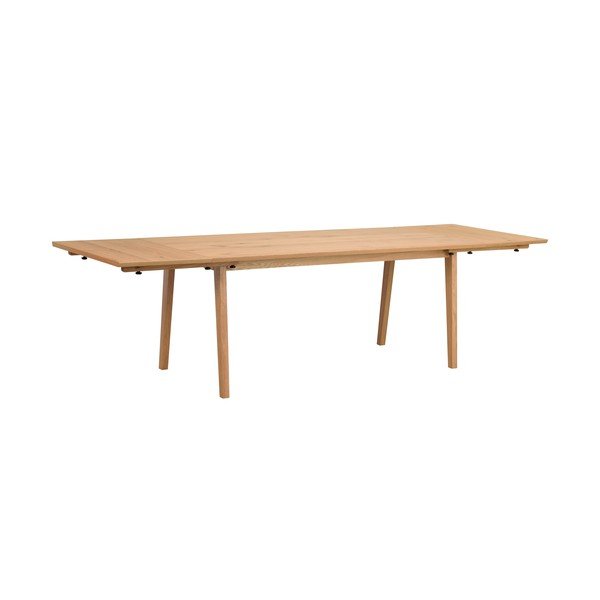 Drevená prídavná predlžovacia doska v dubovom dekore k jedálenskému stolu Rowico Melfort-image-3