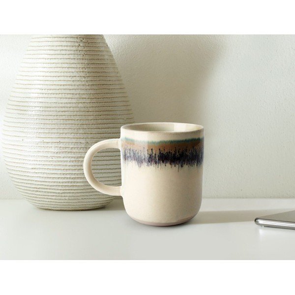 Béžový kameninový hrnček 450 ml Muggies – Salt&Pepper-image-1
