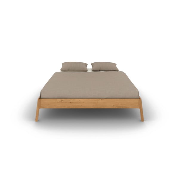 Dvojlôžková posteľ z dubového dreva v prírodnej farbe 180x200 cm Twig – The Beds-image-2