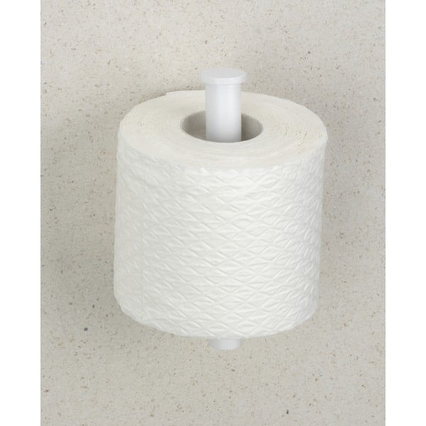 Biely samodržiaci držiak na toaletný papier z nehrdzavejúcej ocele Orea – Wenko-image-1