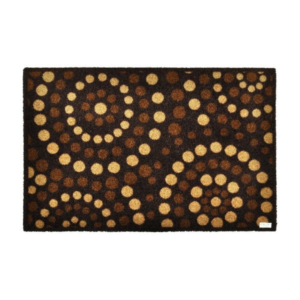 Rohožka Zala Living Dots Brown, 50 × 70 cm