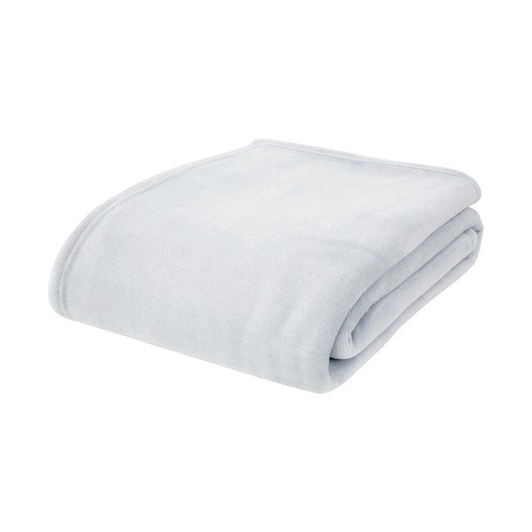 Svetlosivá deka z mikroplyšu 130x170 cm Raschel Velvet – Catherine Lansfield