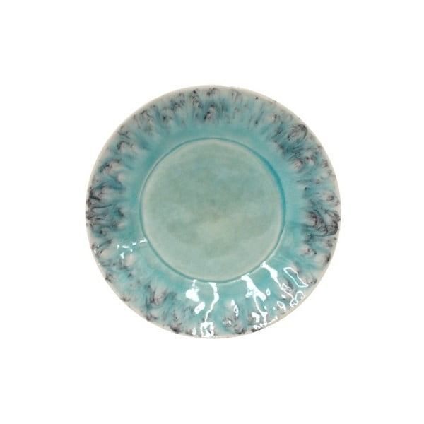 Modrý kameninový tanier Ego Dekor Madeira, ⌀ 16 cm