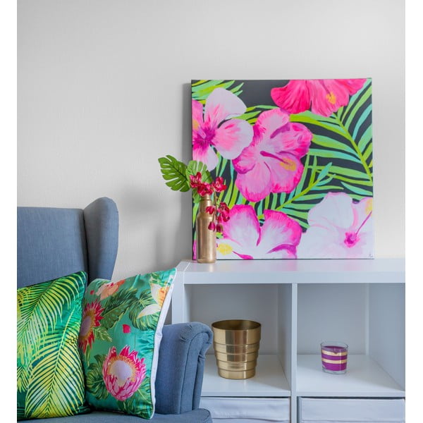 Obraz Tropical Flowers, 70x70 cm