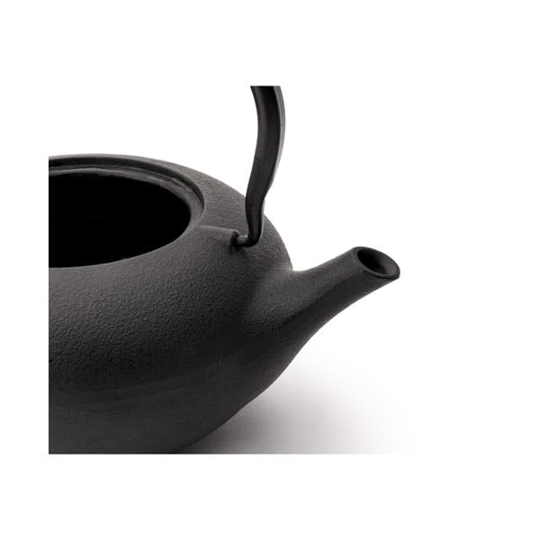 Bielo-čierna porcelánovo-liatinová čajová súprava Shanxi – Bredemeijer-image-4