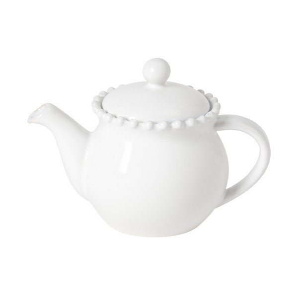 Biela kameninová kanvica na čaj so sitkom 500 ml Pearl – Costa Nova