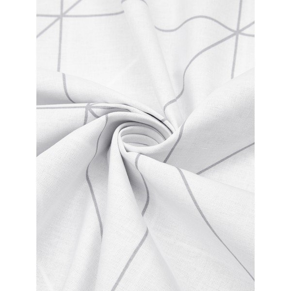 Bielo-sivé bavlnené obliečky na jednolôžko by46 Marla, 155 x 220 cm-image-3