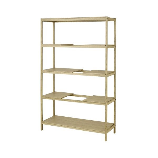 Regál v dekore duba v prírodnej farbe 105x170x40 cm Sukoya – Blomus-image-2