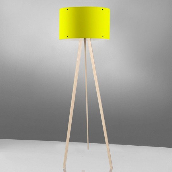 Žltá stojacia lampa Simple-image-1