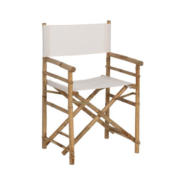 Bambusová skladacia jedálenská stolička v prírodnej farbe Director – Ixia