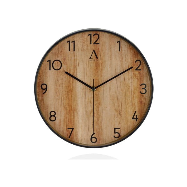 Nástenné hodiny Andrea House Wood Effect, 30 cm