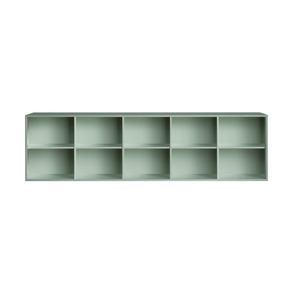 Svetlozelená závesná knižnica 220x61 cm Mistral – Hammel Furniture